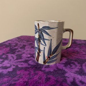 VINTAGE OTAGIRI BROWN SPECKLED LEAVES AND BERRIES MUG